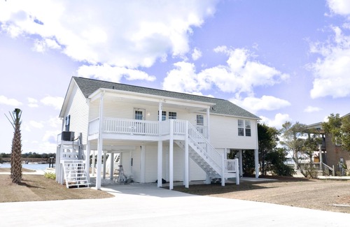 Cedar Point House | Enjoy a 3-bedroom waterfront vacation home just 10 minutes from Emerald Isle