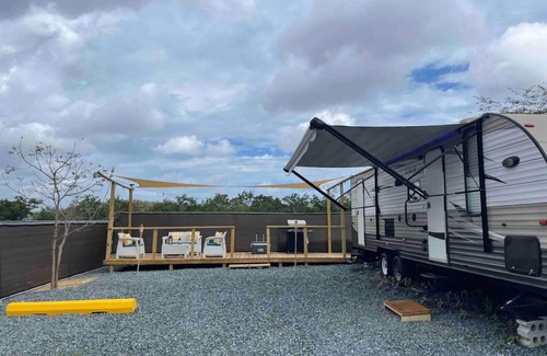 Lajas House | Enjoy a cozy space in a RV Camper w/hot tub, near beaches.