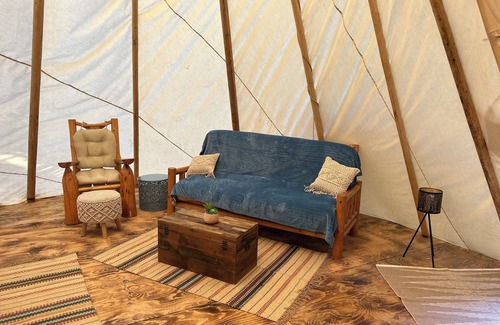 Bayfield House | Enjoy a little piece of heaven. Kallen Bear. It is a 26’ tipi that will sleep 6