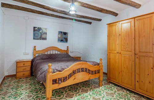 Cuevas de San Marcos House | Enjoy a unique view of the countryside in this inviting vacation home with pool.