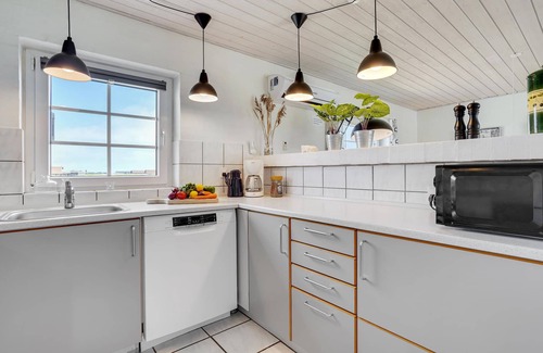 Vrist Strand House | Enjoy a vacation with your own swimming pool in this vacation home in Vrist.
