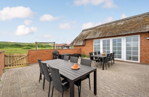 Vrist Strand House | Enjoy a vacation with your own swimming pool in this vacation home in Vrist.
