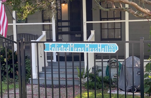 Tybee Island Cottage | Enlisted Men's Mess Hall c1925. All Pets. North Beach & Lighthouse