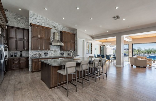 Sundown Manor House | Entire Home & Guest House! Resort Style Pool, Pickleball Court. 5 Star Property