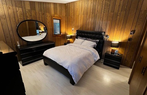 Port Franks Cottage | Escape to the Forest: Beach Access, Jacuzzi, and Cozy Fireplace