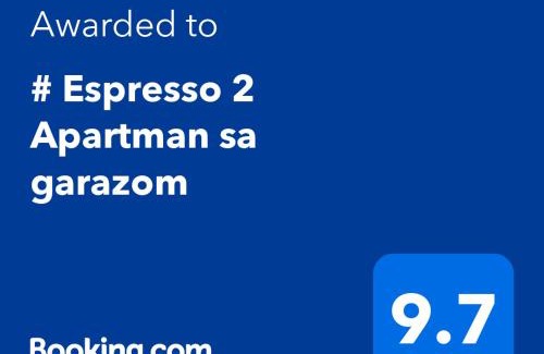 Sremska Mitrovica Apartment | # Espresso 2 Apartman sa garazom