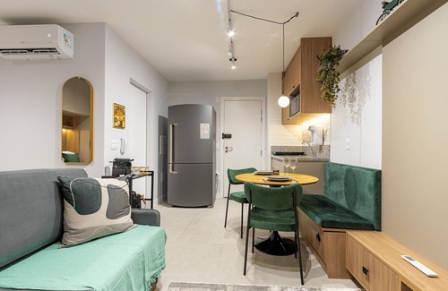 Vila Mariana Apartment | Essence Studio Vila Mariana | Air Conditioning, Wi-Fi & Vila Mariana Metro