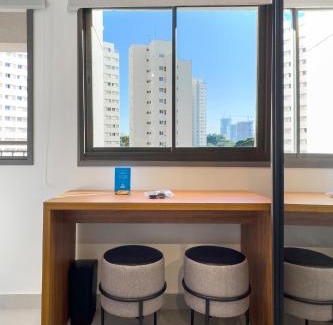 Santo Amaro Apartment | Estúdios novos perto do consulado dos Estados Unidos e autódromo de Interlagos