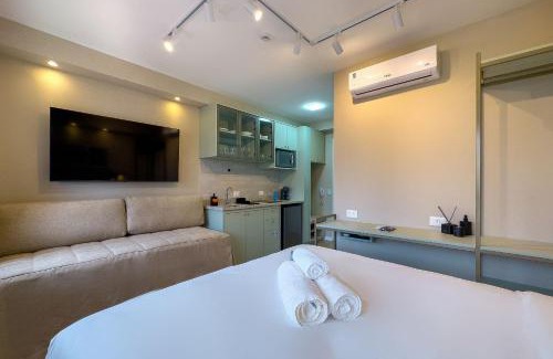 Santo Amaro Apartment | Estúdios novos perto do consulado dos Estados Unidos e autódromo de Interlagos
