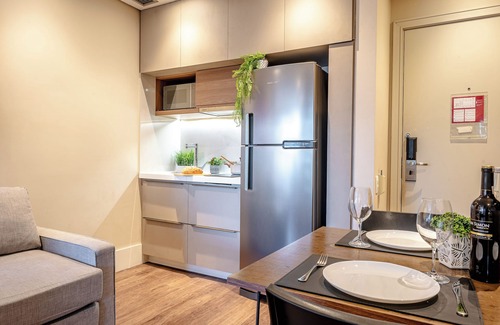 Brooklin Novo Apartment | Estudio com AC e vaga