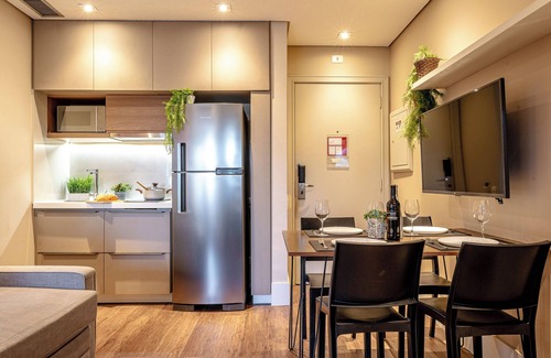 Brooklin Novo Apartment | Estudio com AC e vaga