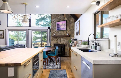 Evergreen House | Evergreen Dream - Cozy Modern A-Frame with incredible views. Pet Friendly!