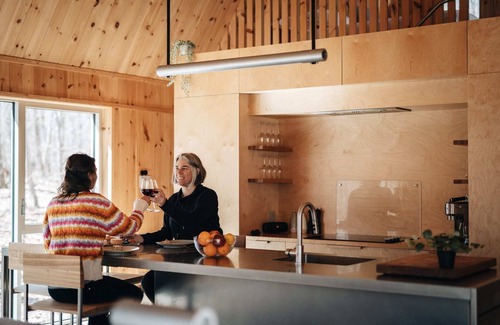 Chertsey Ski Chalet | Experience Serenity Sauna, Trails, Lakes Await