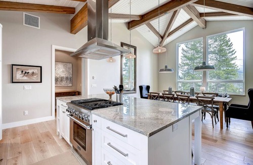 Christie Heights House | Experience stunning mountain views at Sunrise Ski Haus.