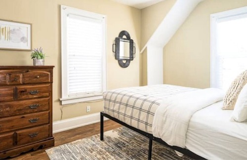 Speer Apartment | EXPLORE CO -Private upper unit and patio. Central.