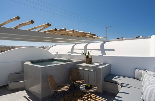 Monolithos Villa | Exquisite Santorini Suite | Two Bedroom Suite with Private Hot Tub | Monolithos