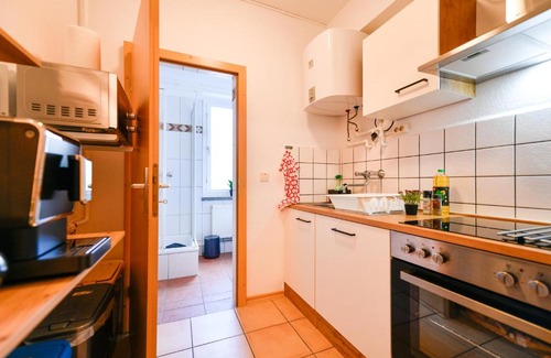 Cottbus Apartment | Fürst-Pückler-Apartment bis 6 Personen Waschmaschine Küche 2x Parkplätze Terrasse Netflix