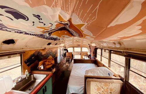 Chatham House | Fabulous 1962 Vintage Bus for White Mountain National Forest Getaways