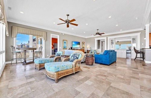 Inlet Harbour House | Fall availability! Gated community, oceanfront, pool, spa, firepit, elevator!