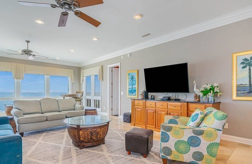 Inlet Harbour House | Fall availability! Gated community, oceanfront, pool, spa, firepit, elevator!