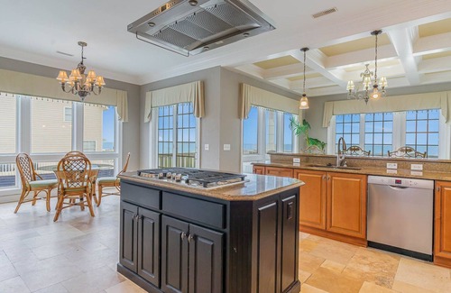 Inlet Harbour House | Fall availability! Gated community, oceanfront, pool, spa, firepit, elevator!