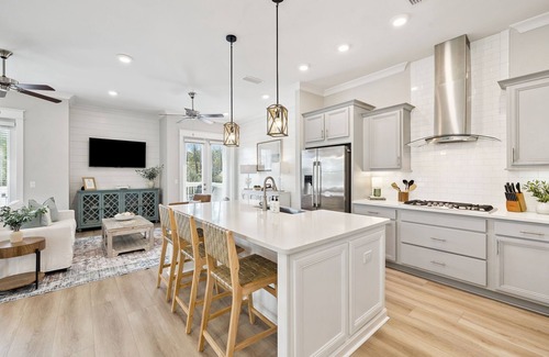 Panama City Beach House | Fall on 30A: Heated Pool, New Remodel, Golf Cart + Bikes