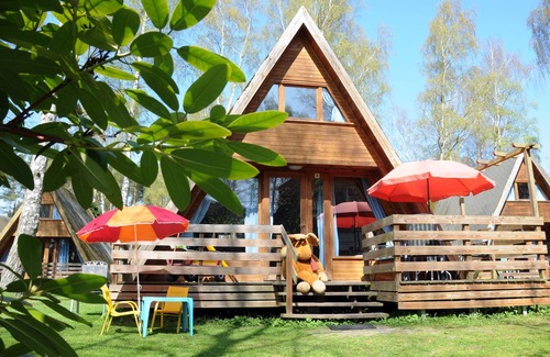 Zinnowitz Cabin | Familienfinnhütte Nr.6 - Zinnowitz, Finnhütte am Ostseestrand