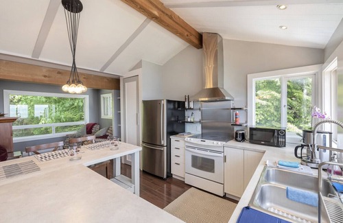 Otter Point House | Family-friendly Beach House with Private Beach; ocean minutes outside the door!