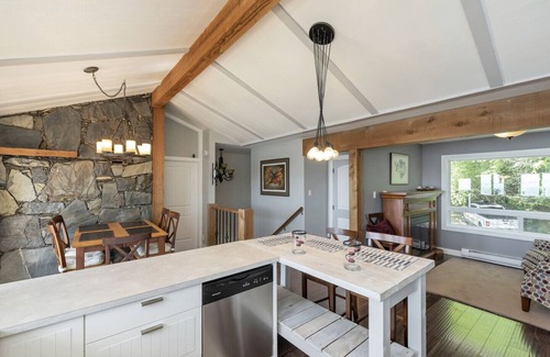 Otter Point House | Family-friendly Beach House with Private Beach; ocean minutes outside the door!