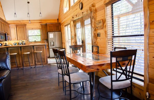 Seminary Cabin | Family friendly cabin with an exclusive view of a waterfall on the Okatoma River