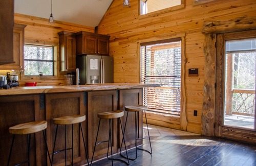 Seminary Cabin | Family friendly cabin with an exclusive view of a waterfall on the Okatoma River