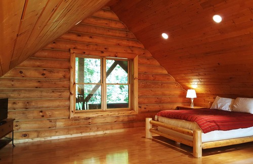 Pellston Cabin | Family-friendly log home between Harbor Springs, Petoskey, and Mackinaw Island