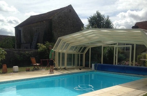 Damblainville House | Family house, indoor unheated swimming pool, sauna and garden near Falaise