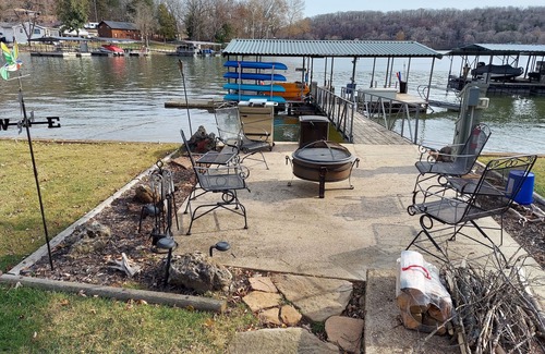 Camdenton House | Family Lakefront, Great View, Big Yard, 2 boat dock, kayaks, lighted patio