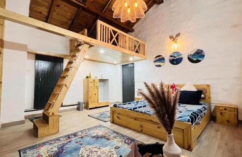 Ramgarh Apartment | Family Room with Skydeck