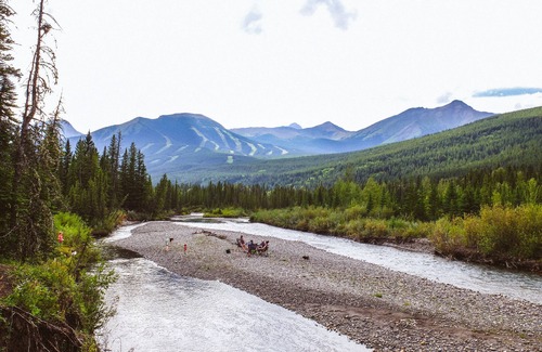 Kananaskis RV Rental | Family Tipi Riverside