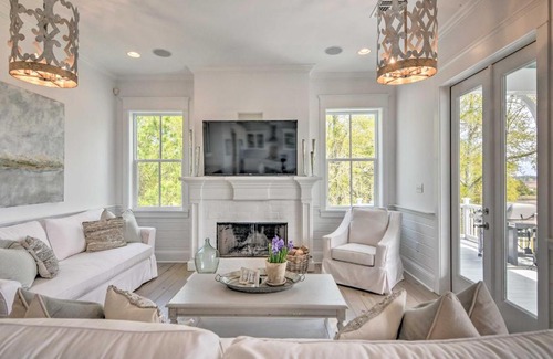 Pass Christian House | Family Waterfront Getaway with Pool and Boat Dock