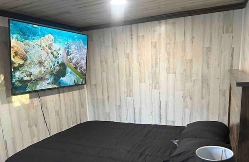 Azle Cabin | Fancy country cabin, POOL with covered deck, kayaks! near everything! 1 gig WiFi