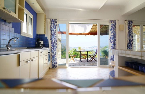 Afionas House | Fantastic quiet location, private sea access, fantastic sunsets