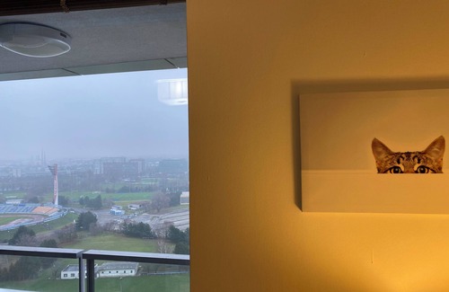 Ruzinov Apartment | Fantastic view from the 20th floor
