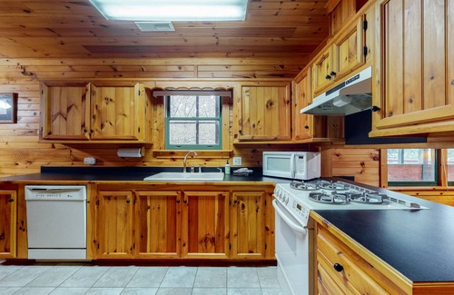 Epworth Cabin | Fantastic waterfront cabin w/private hot tub, screened porch, & free WiFi