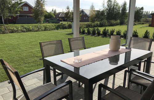 Geeste House | Ferienhaus für 12 P. mit Sauna & Ofen, Direkt am Wasser - 2 Haushälften