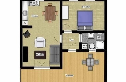 Dobin am See House | Ferienhaus für 2 Gäste mit 50m² in Flessenow