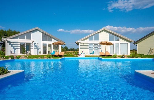 Wicie House | Ferienhaus Osada Widoki, mit Beheiztem Pool, Strandnähe