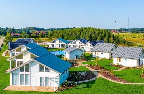 Wicie House | Ferienhaus Osada Widoki, mit Beheiztem Pool, Strandnähe