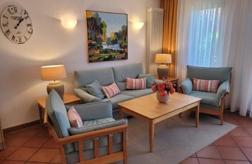 Mellenthin Apartment | Ferienwohnung Abendstimmung mit Terrasse