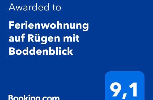 Gross Zicker Apartment | Ferienwohnung auf Rügen mit Boddenblick