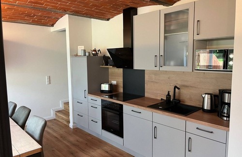 Krummhoern Apartment | Ferienwohnung Freia im Historischen Gulfhof