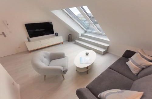 Gross Zicker Apartment | Ferienwohnung mit Dachterrasse und Meerblick - Haus Inselwind FeWo MEERwasser