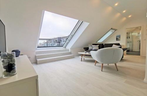 Gross Zicker Apartment | Ferienwohnung mit Dachterrasse und Meerblick - Haus Inselwind FeWo MEERwasser